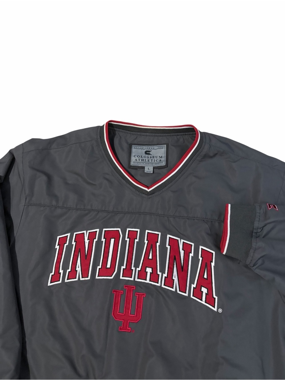 Colosseum Athletics Indiana Hoosiers Windbreaker Pullover Jacket Men’s Large